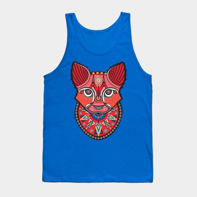 Sweet mandala cat Tank Top by nataliapires